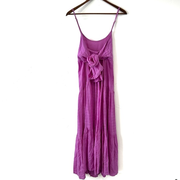 L Space Santorini Dress In Jewel Revolve X Small Maxi Sleeveless Tie Back NEW - Picture 6 of 13